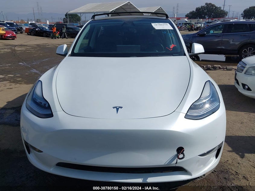 VIN 5YJYGDEE9MF084742 2021 TESLA MODEL Y