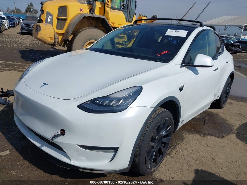 2021 TESLA MODEL Y U   U(VIN: 5YJYGDEE9MF084742