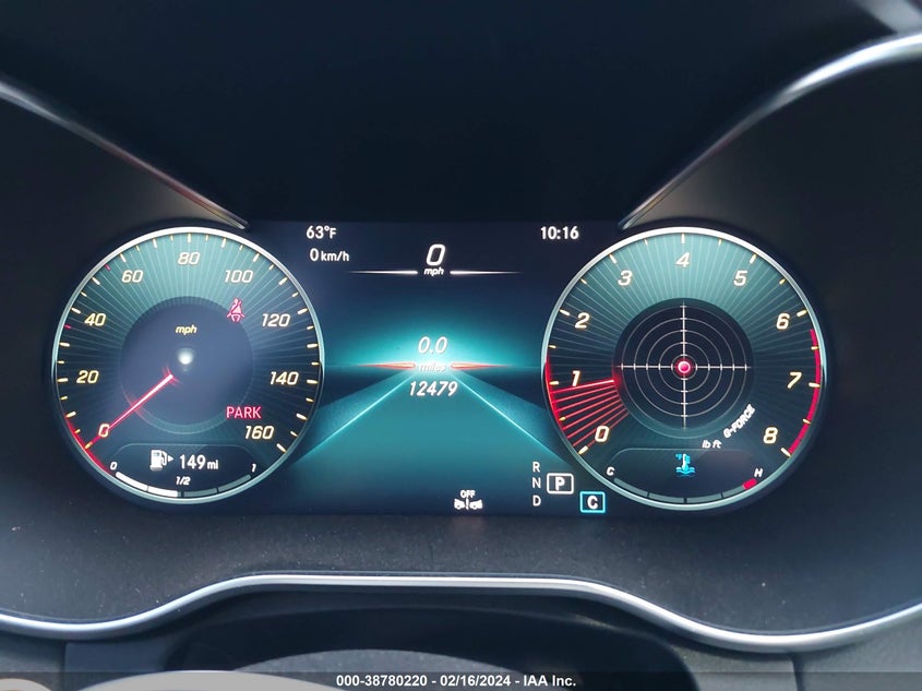 2023 MERCEDES-BENZ C 300 2.0L I-4 DI, DOHC, V(VIN: W1KWJ8DB9PG128391