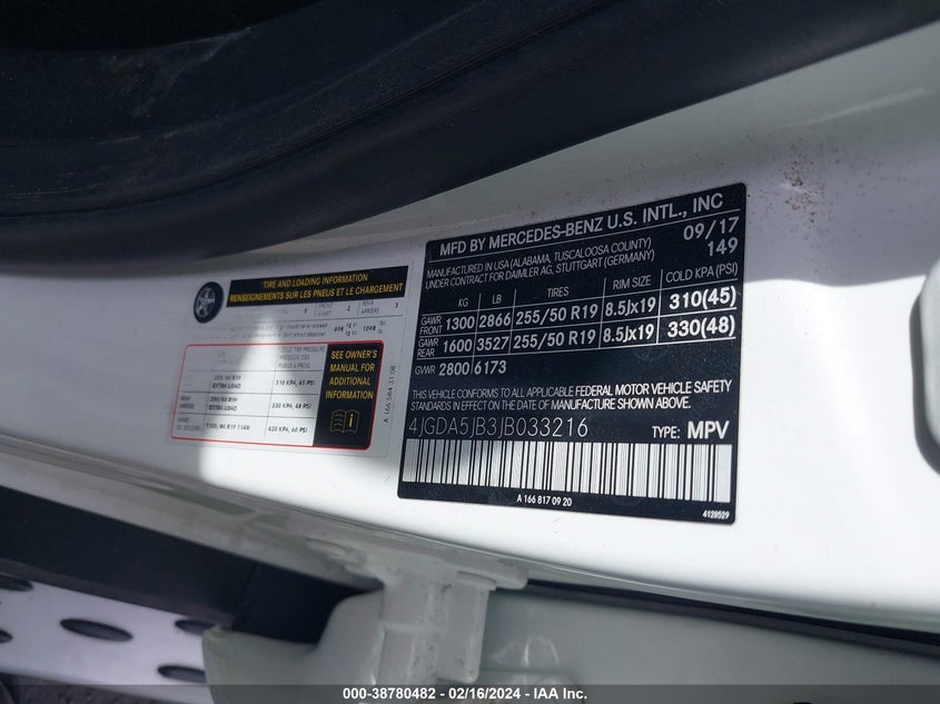 2018 MERCEDES-BENZ GLE 350 - 4JGDA5JB3JB033216