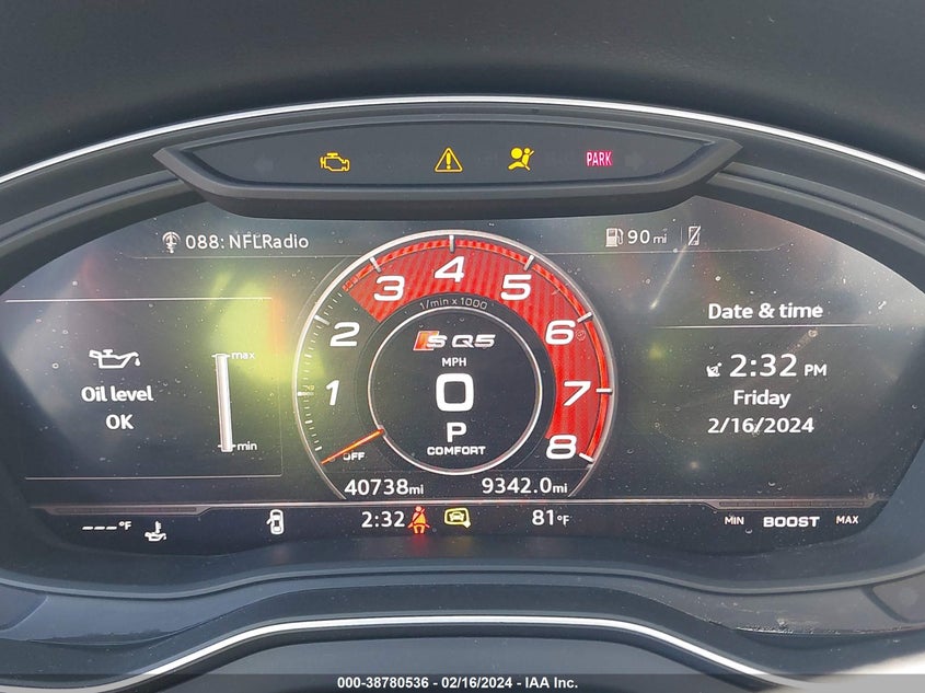 2019 AUDI SQ5 PRESTIGE - WA1C4AFY4K2110345