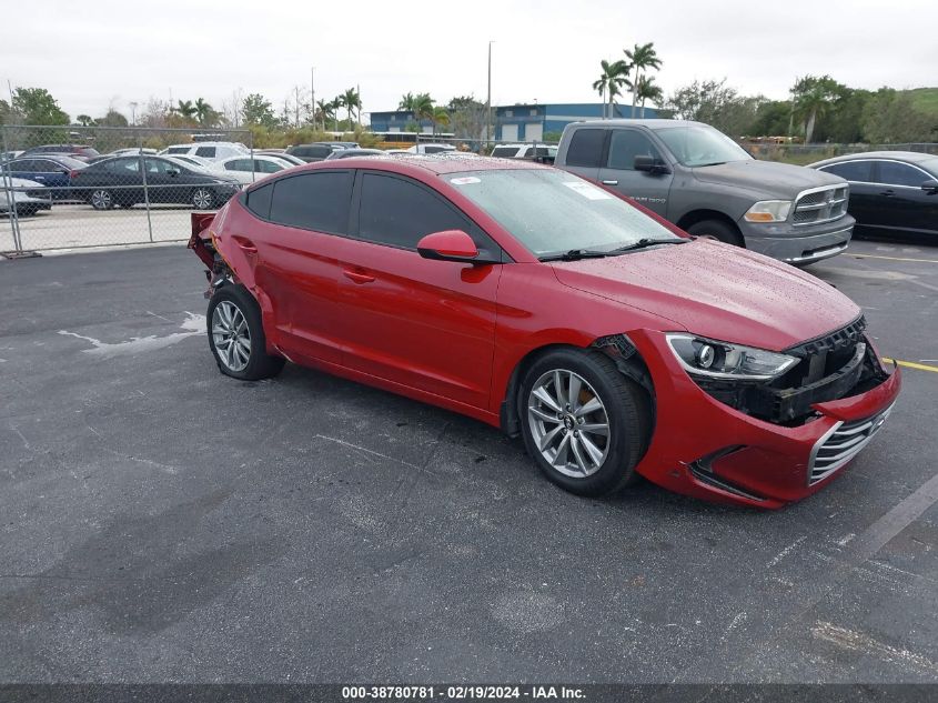 2017 HYUNDAI ELANTRA SE/VALUE/LIMITED - KMHD84LF4HU362916