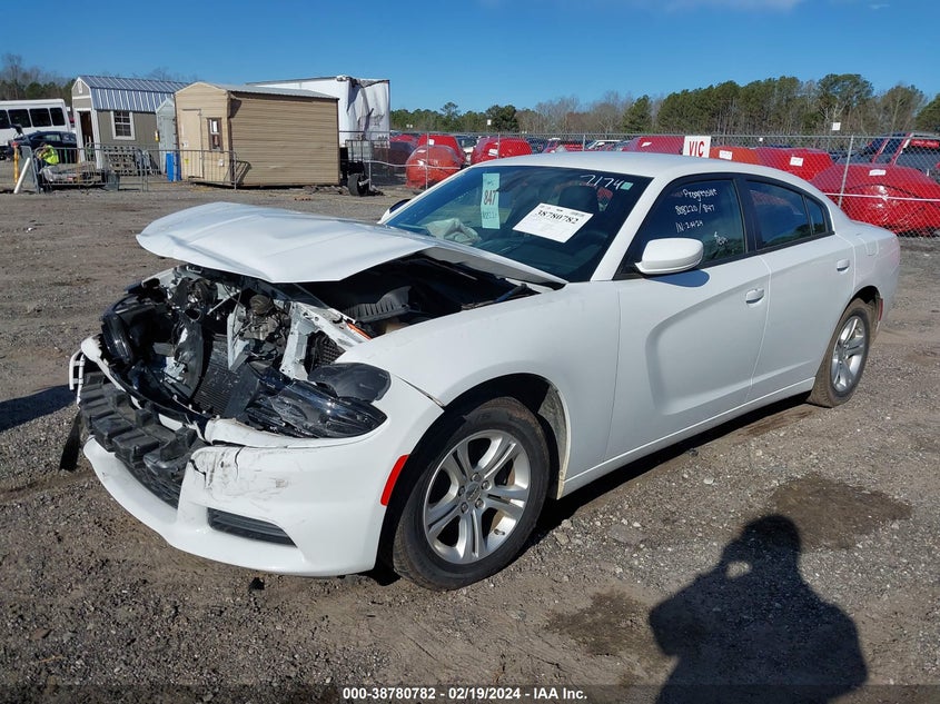 VIN 2C3CDXBG6KH707174 2019 DODGE CHARGER SXT RWD