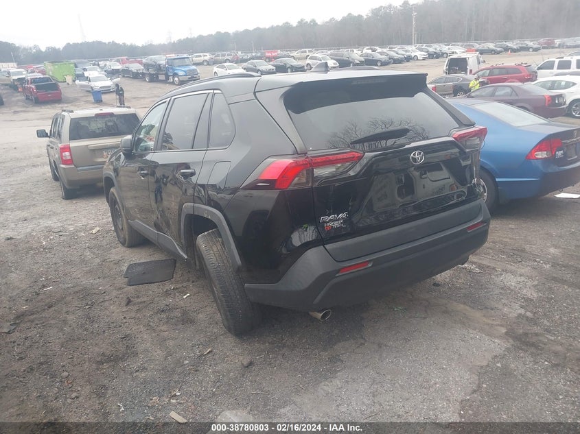 VIN 2T3H1RFV1LW093408 2020 TOYOTA RAV4 LE