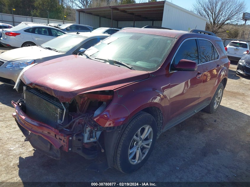 VIN 2GNALCEK6H1510996 2017 CHEVROLET EQUINOX LT