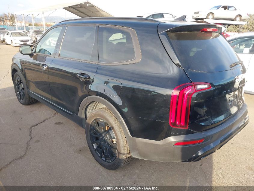 VIN 5XYP3DHC2NG215067 2022 KIA TELLURIDE EX