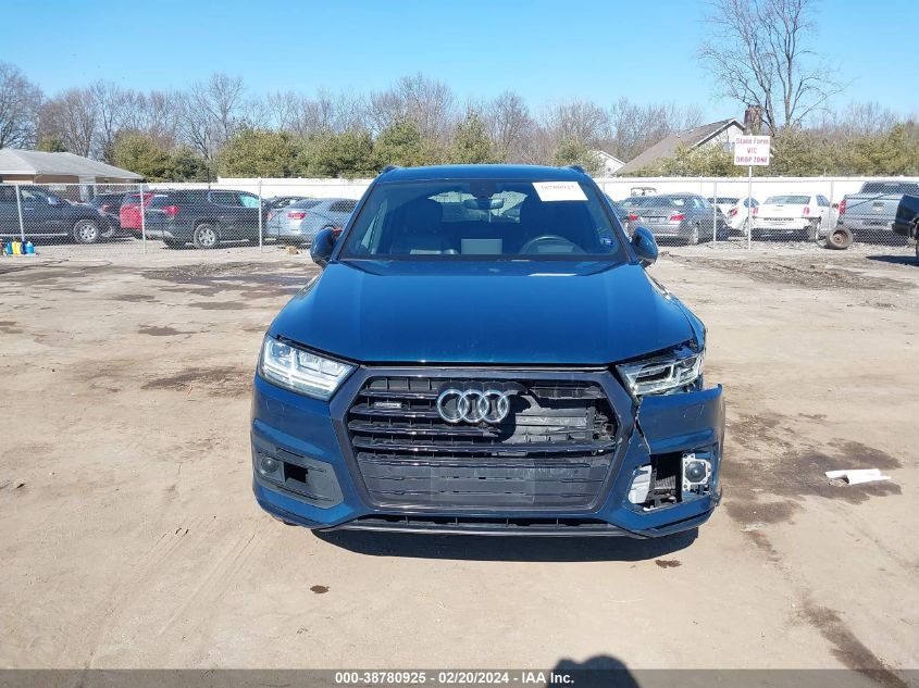 2018 Audi Q7 3.0T Premium VIN: WA1VAAF7XJD050356 Lot: 38780925