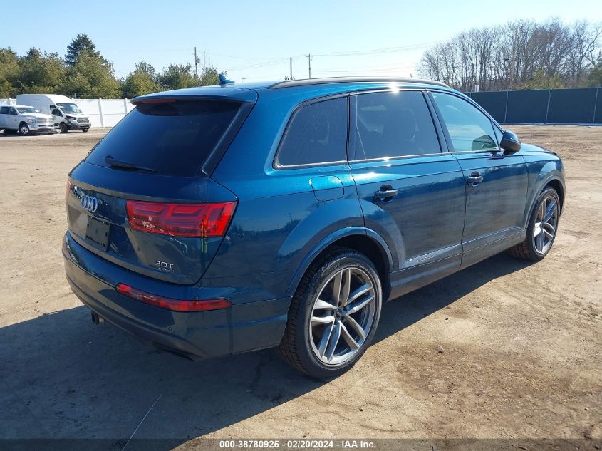 2018 Audi Q7 3.0T Premium VIN: WA1VAAF7XJD050356 Lot: 38780925