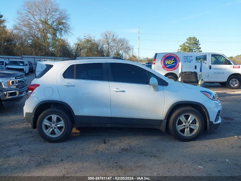 2020 Chevrolet Trax Fwd Lt VIN: 3GNCJLSB7LL227016 Lot: 38781147