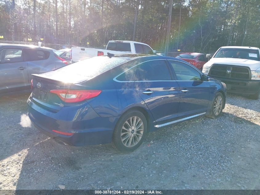 2015 Hyundai Sonata Limited VIN: 5NPE34AF5FH123246 Lot: 38781204