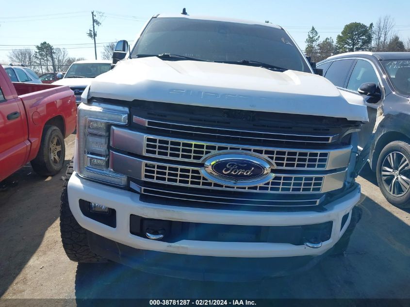 2019 Ford F-250 Platinum VIN: 1FT7W2BT4KED60474 Lot: 38781287