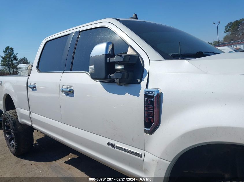 2019 Ford F-250 Platinum VIN: 1FT7W2BT4KED60474 Lot: 38781287