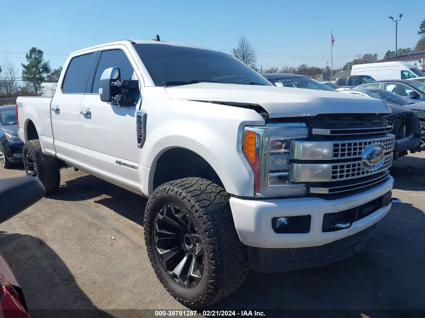 2019 Ford F-250 Platinum VIN: 1FT7W2BT4KED60474 Lot: 38781287