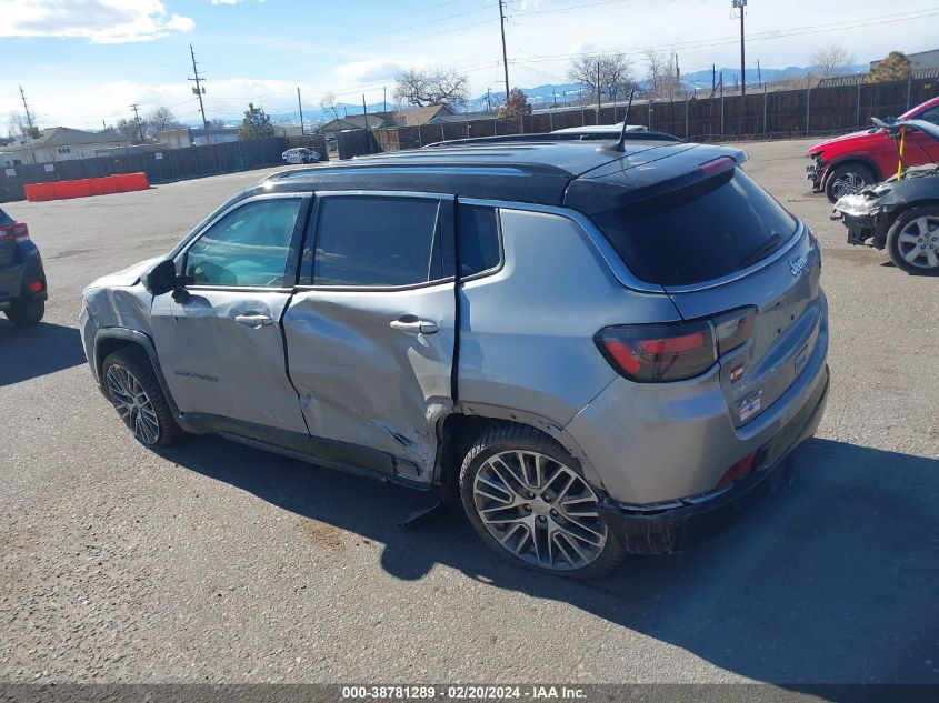 2022 Jeep Compass Limited 4X4 VIN: 3C4NJDCB0NT108071 Lot: 38781289