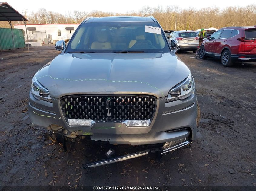 2020 Lincoln Aviator Black Label VIN: 5LM5J9XC7LGL03787 Lot: 38781317