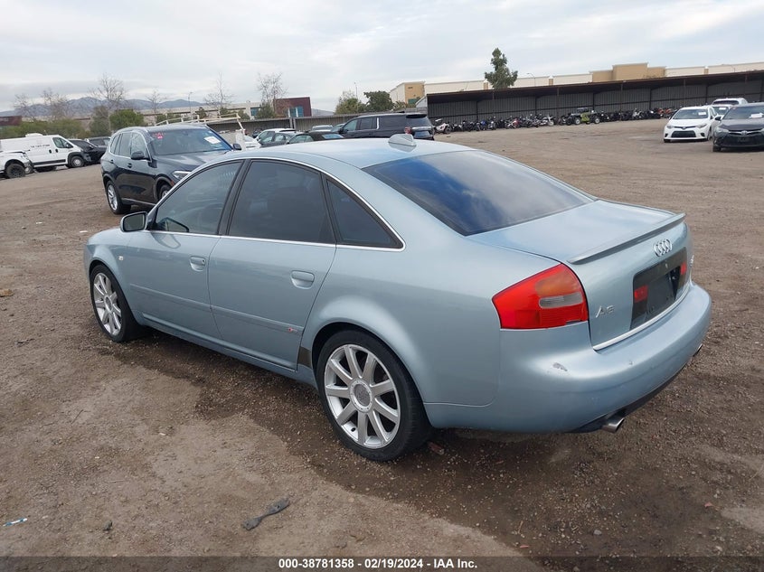 2004 Audi A6 2.7T S-Line VIN: WAUCD64B24N086384 Lot: 38781358
