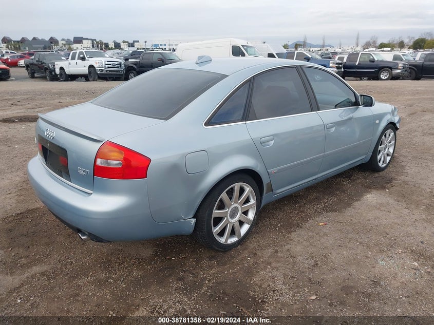 2004 Audi A6 2.7T S-Line VIN: WAUCD64B24N086384 Lot: 38781358
