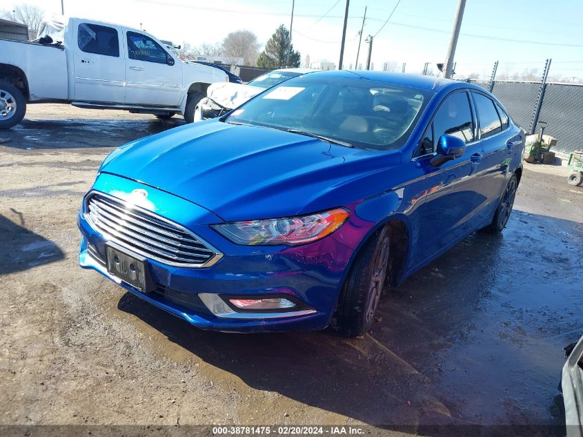 2018 Ford Fusion Se VIN: 3FA6P0HDXJR127472 Lot: 38781475