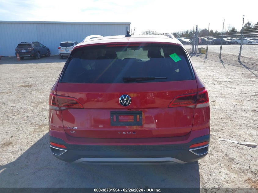 2023 VOLKSWAGEN TAOS SE - 3VVEX7B24PM372197
