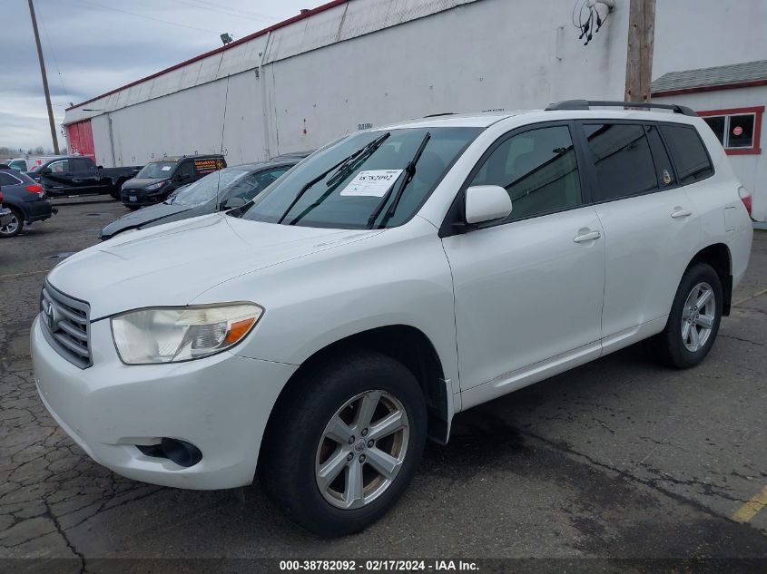 2009 Toyota Highlander VIN: JTEDA41A292004948 Lot: 38782092