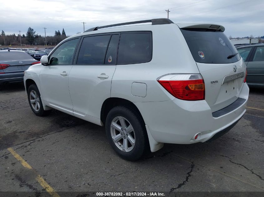 2009 Toyota Highlander VIN: JTEDA41A292004948 Lot: 38782092