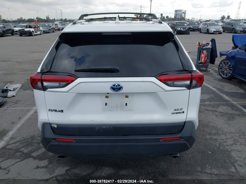 VIN JTMRWRFV4KD007378 2019 TOYOTA RAV4 HYBRID XLE