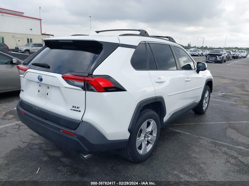 VIN JTMRWRFV4KD007378 2019 TOYOTA RAV4 HYBRID XLE