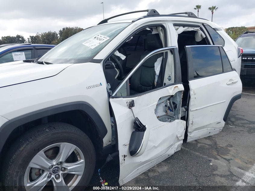 VIN JTMRWRFV4KD007378 2019 TOYOTA RAV4 HYBRID XLE