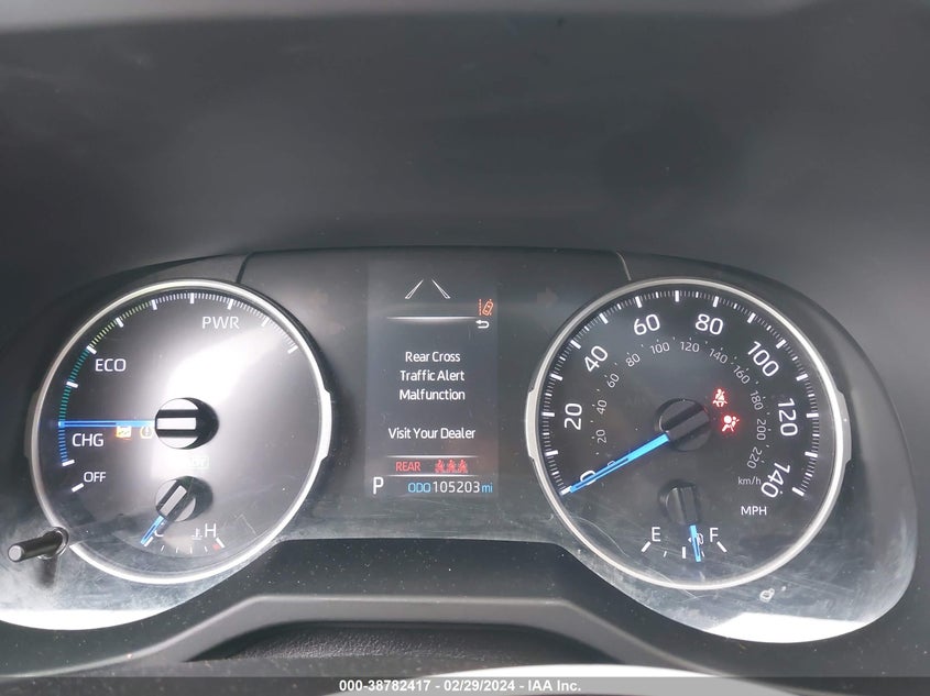 VIN JTMRWRFV4KD007378 2019 TOYOTA RAV4 HYBRID XLE