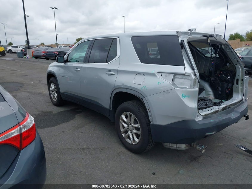2020 CHEVROLET TRAVERSE FWD LS - 1GNERFKW7LJ279632