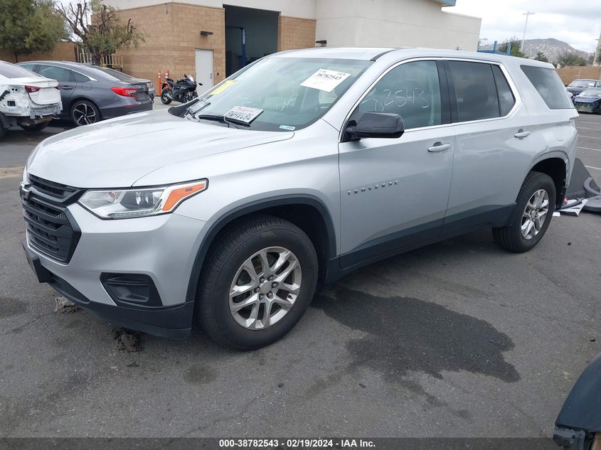 2020 CHEVROLET TRAVERSE FWD LS - 1GNERFKW7LJ279632