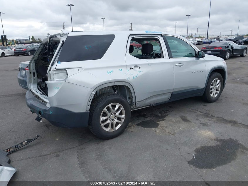2020 CHEVROLET TRAVERSE FWD LS - 1GNERFKW7LJ279632