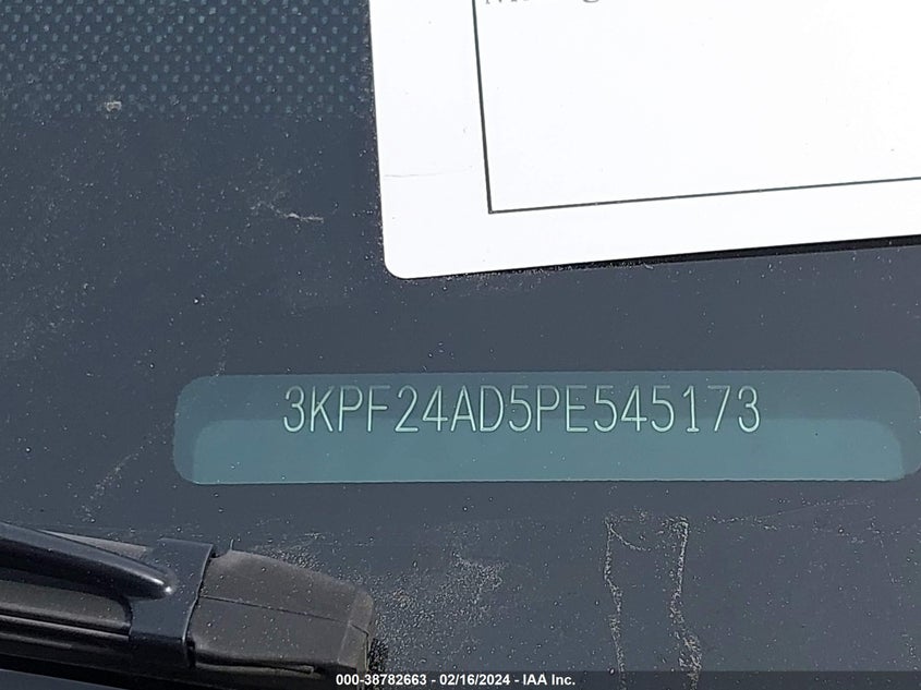 VIN 3KPF24AD5PE545173 2023 KIA FORTE LXS