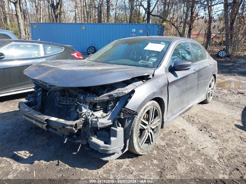 2016 Honda Accord Sport VIN: 1HGCR2F57GA034797 Lot: 38782835