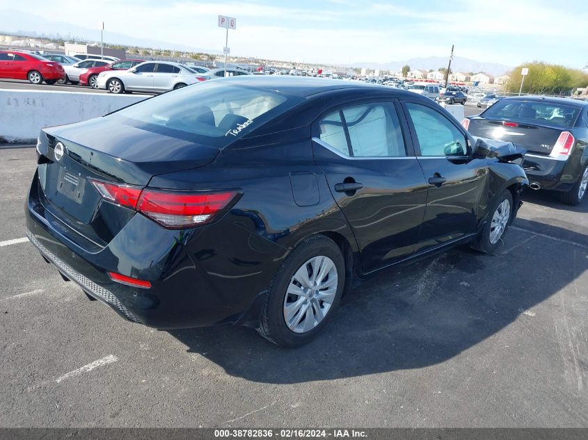 2024 Nissan Sentra S Xtronic Cvt VIN: 3N1AB8BV9RY236027 Lot: 38782836