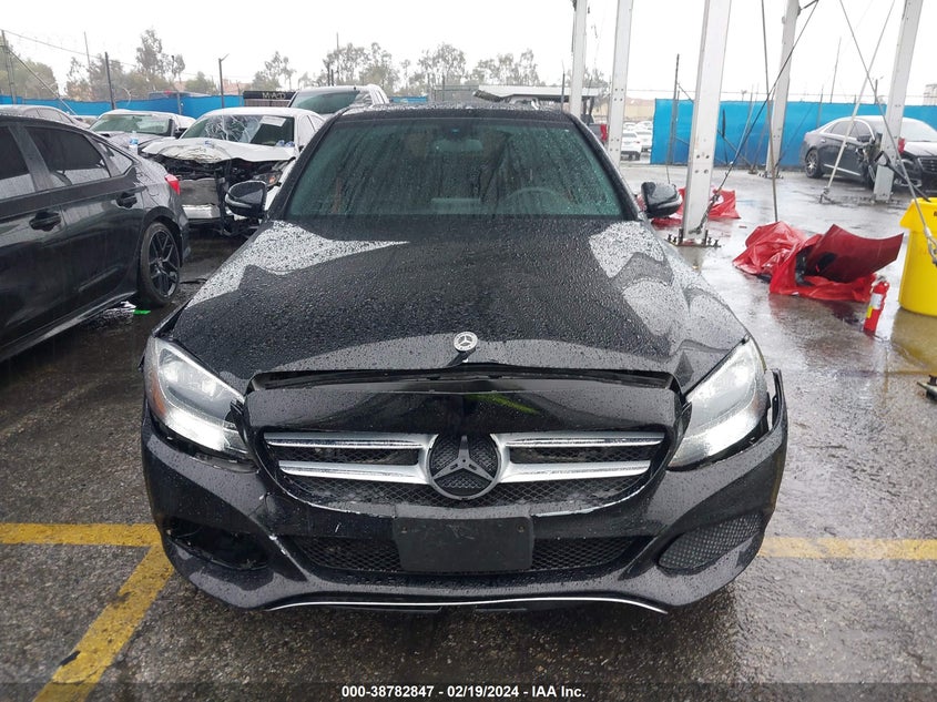 VIN 55SWF4JB6JU247993 2018 MERCEDES-BENZ C 300