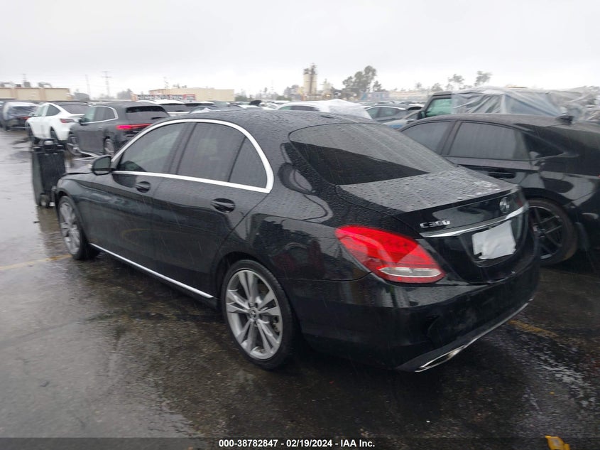 VIN 55SWF4JB6JU247993 2018 MERCEDES-BENZ C 300