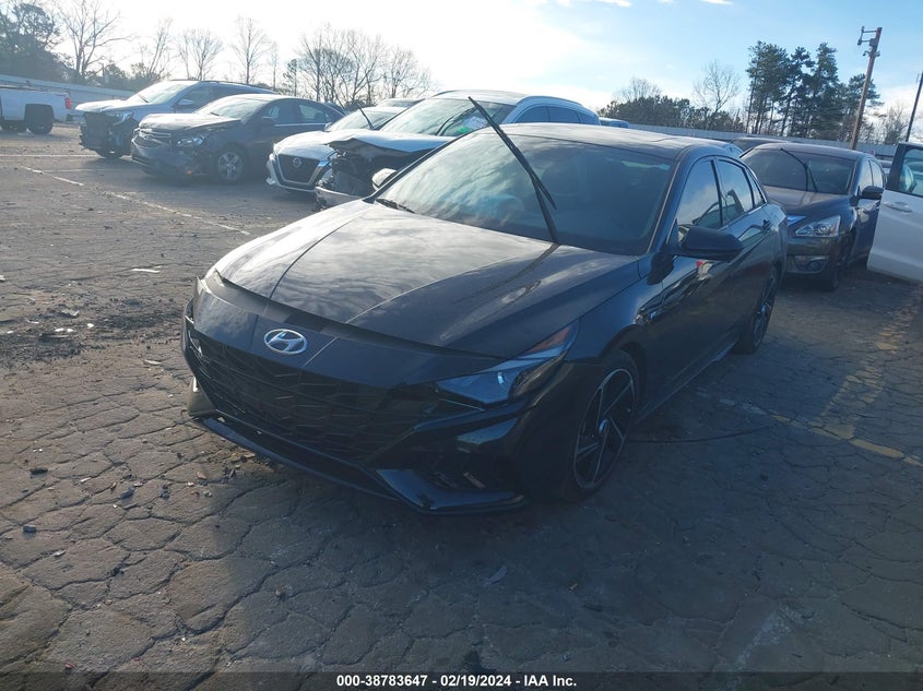 VIN KMHLR4AF4PU375918 2023 HYUNDAI ELANTRA N LINE