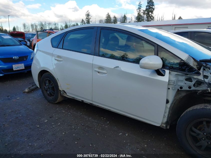 2014 Toyota Prius Four VIN: JTDKN3DU0E0376410 Lot: 38783739