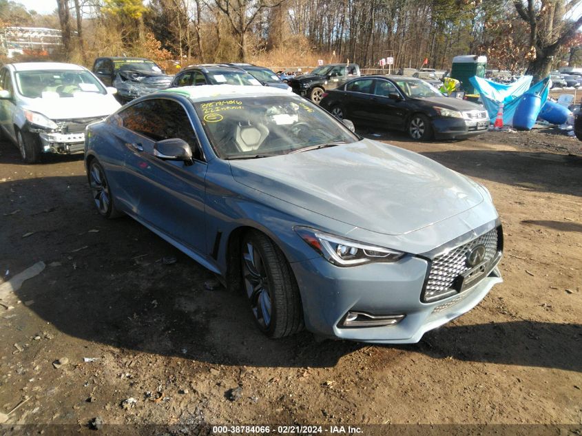 2022 Infiniti Q60 Red Sport 400 Awd VIN: JN1FV7LL9NM680249 Lot: 38784066