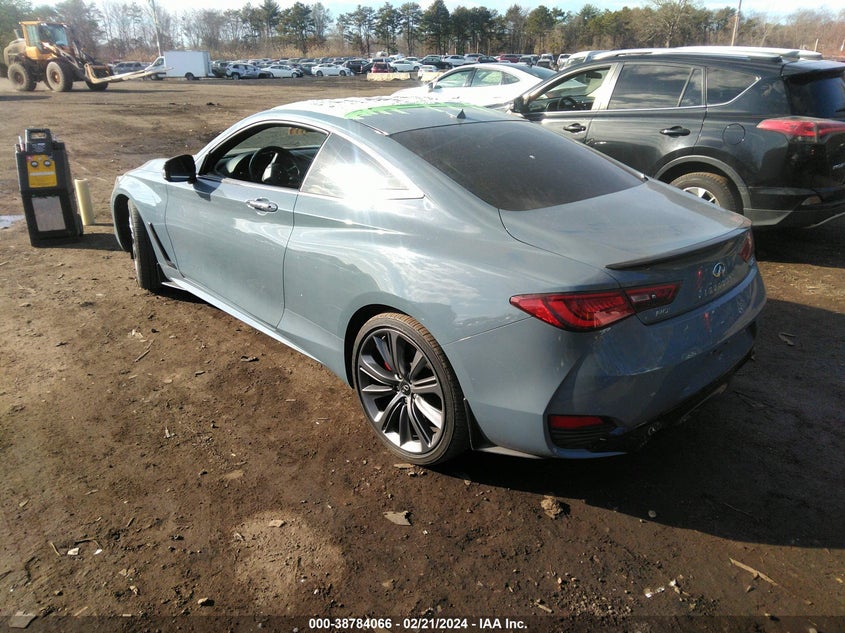 2022 Infiniti Q60 Red Sport 400 Awd VIN: JN1FV7LL9NM680249 Lot: 38784066