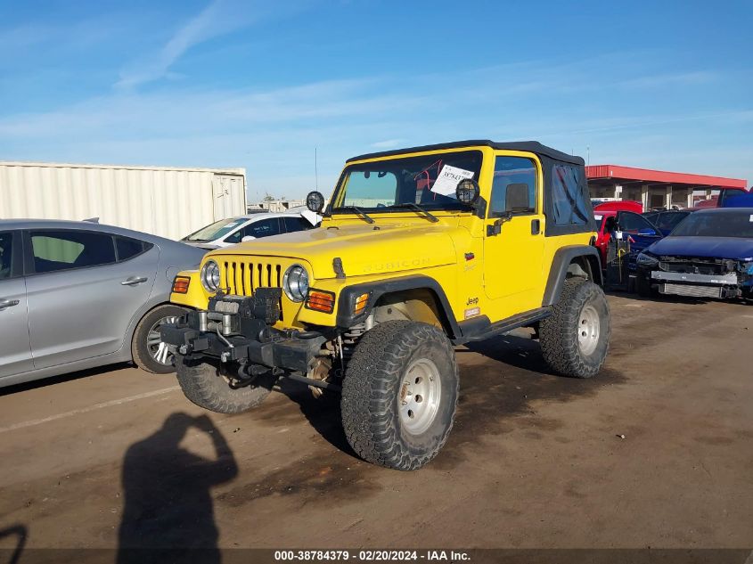 2000 Jeep Wrangler Se VIN: 1J4FA29PXYP767547 Lot: 38784379