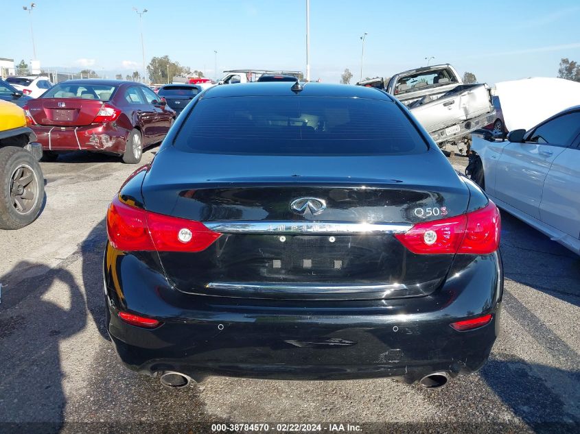 2015 Infiniti Q50 Sport VIN: JN1BV7AP2FM341693 Lot: 38784570