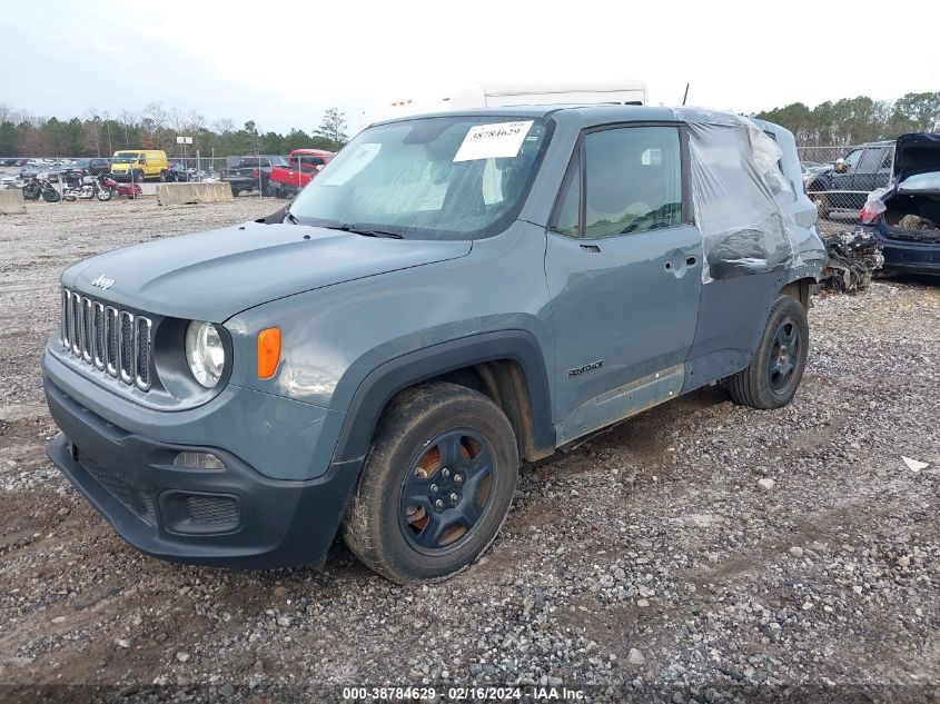 2017 Jeep Renegade Sport Fwd VIN: ZACCJAAH9HPF09532 Lot: 38784629