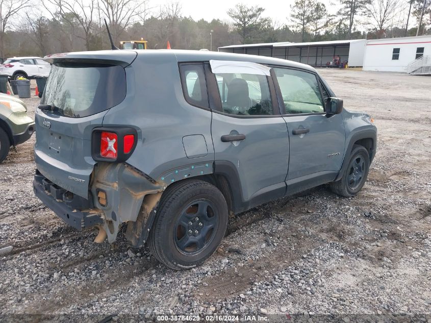 2017 Jeep Renegade Sport Fwd VIN: ZACCJAAH9HPF09532 Lot: 38784629