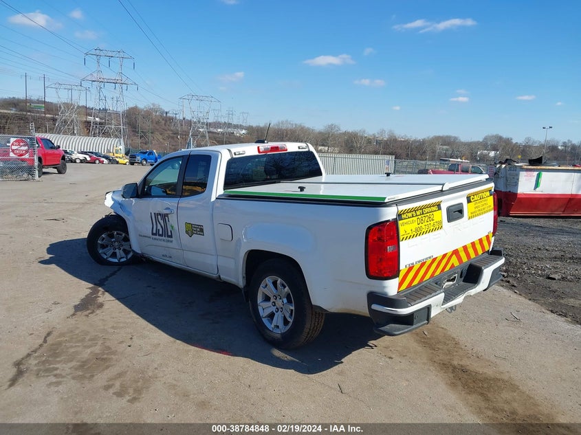 VIN 1GCHSCEA2M1247469 2021 CHEVROLET COLORADO 2WD  LONG BOX LT