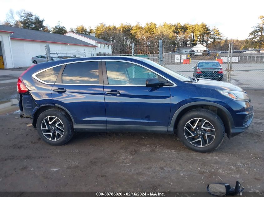 2016 Honda Cr-V Se VIN: 5J6RM4H46GL031279 Lot: 38785020