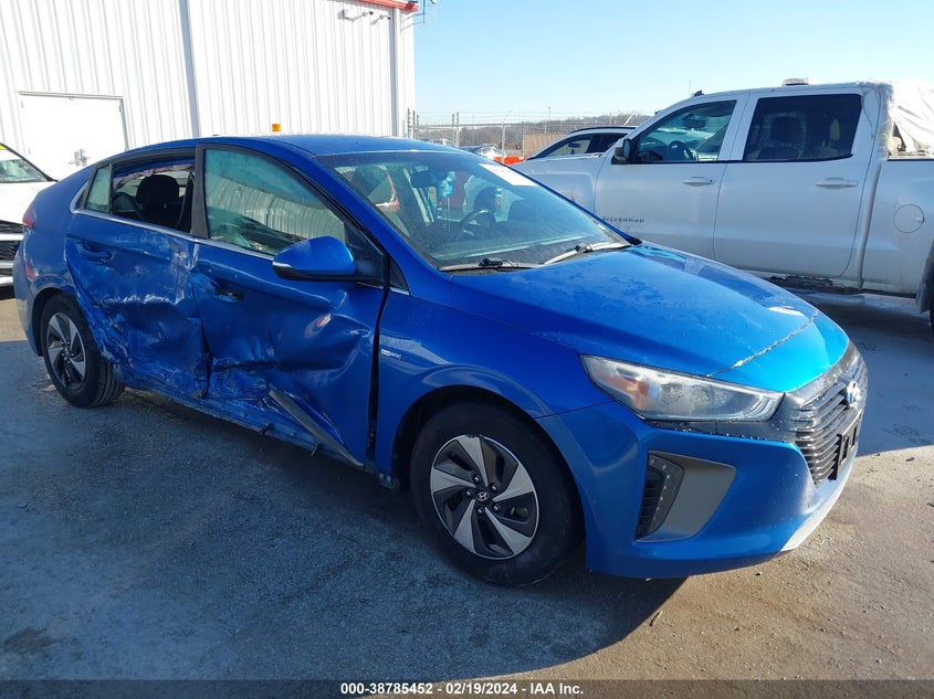2017 Hyundai Ioniq Hybrid Sel VIN: KMHC75LC0HU049114 Lot: 38785452