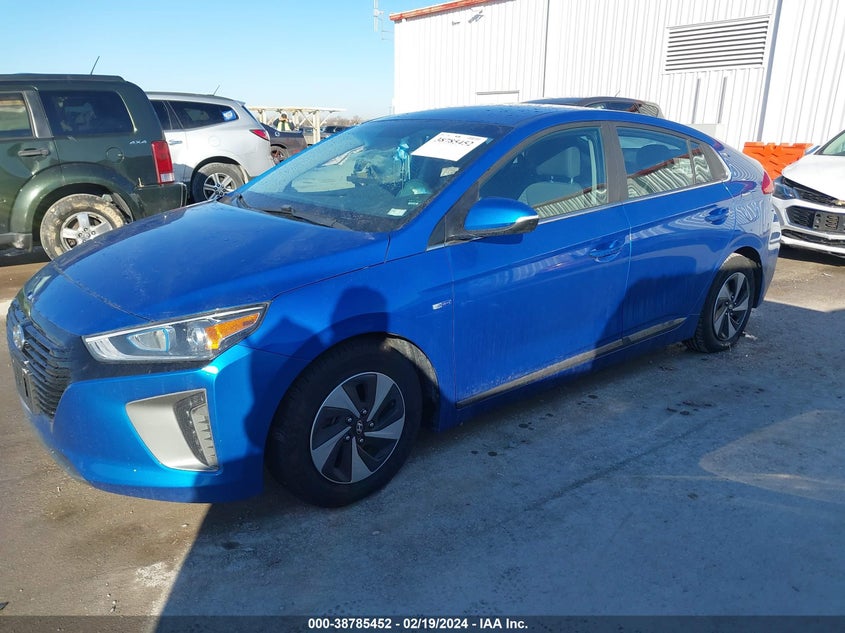 2017 Hyundai Ioniq Hybrid Sel VIN: KMHC75LC0HU049114 Lot: 38785452