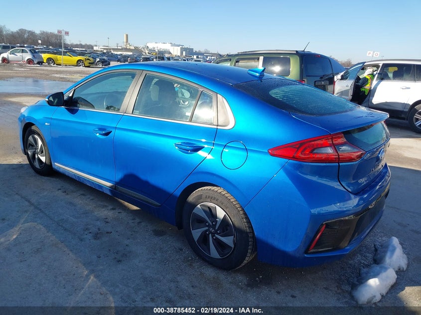 2017 Hyundai Ioniq Hybrid Sel VIN: KMHC75LC0HU049114 Lot: 38785452
